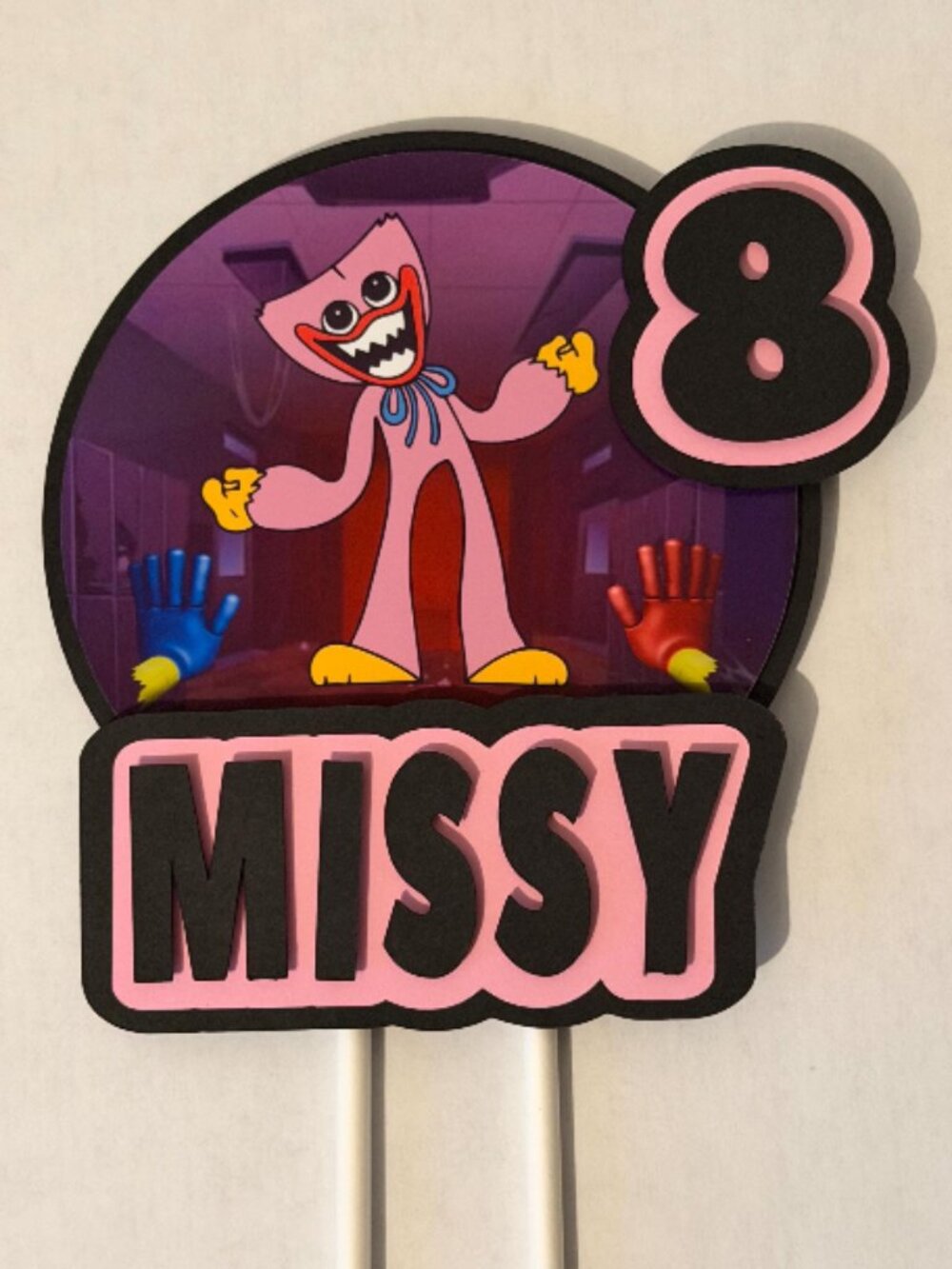 Kissy Missy Customizable Cake Topper